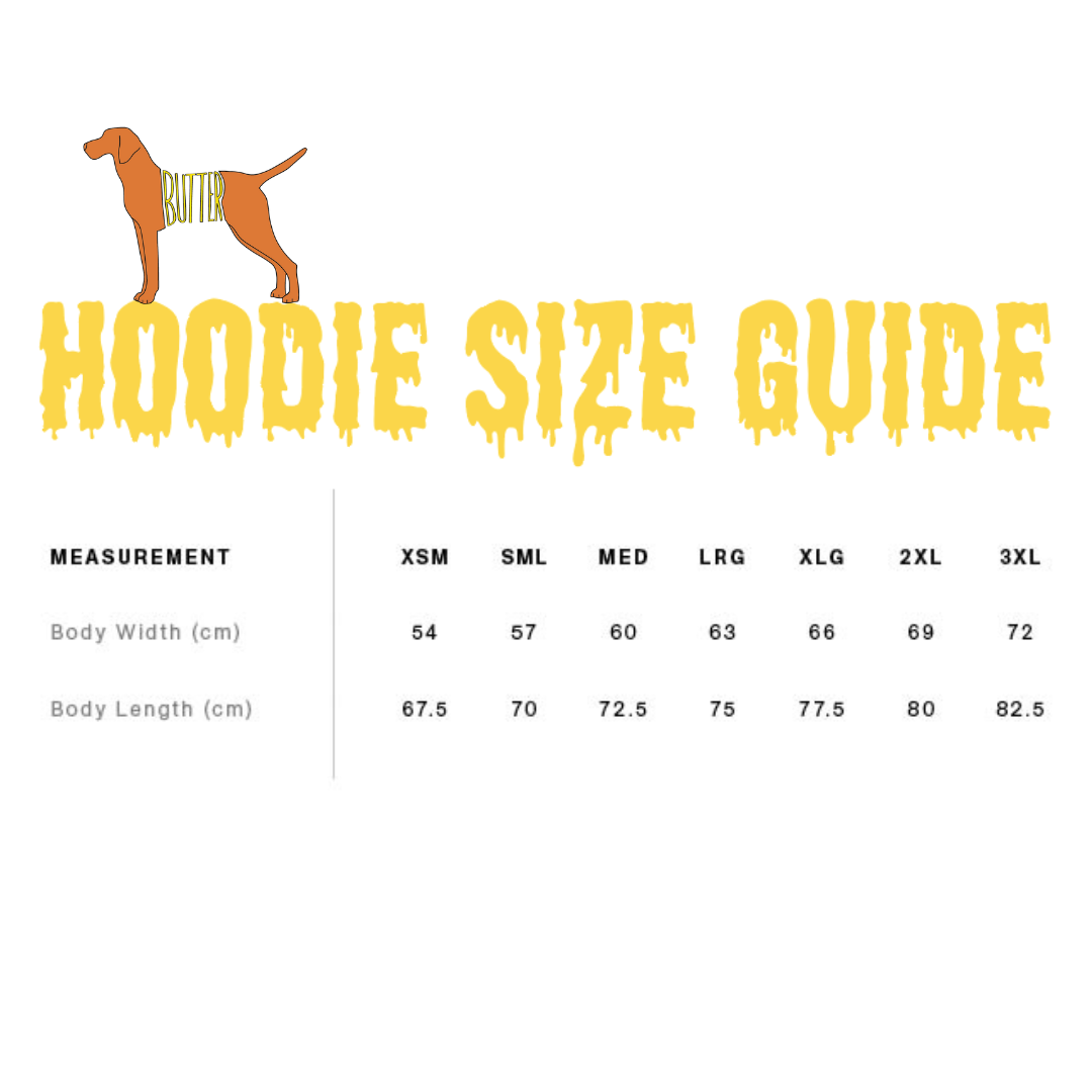 Butter Dog Hoodie (Faded Grey)